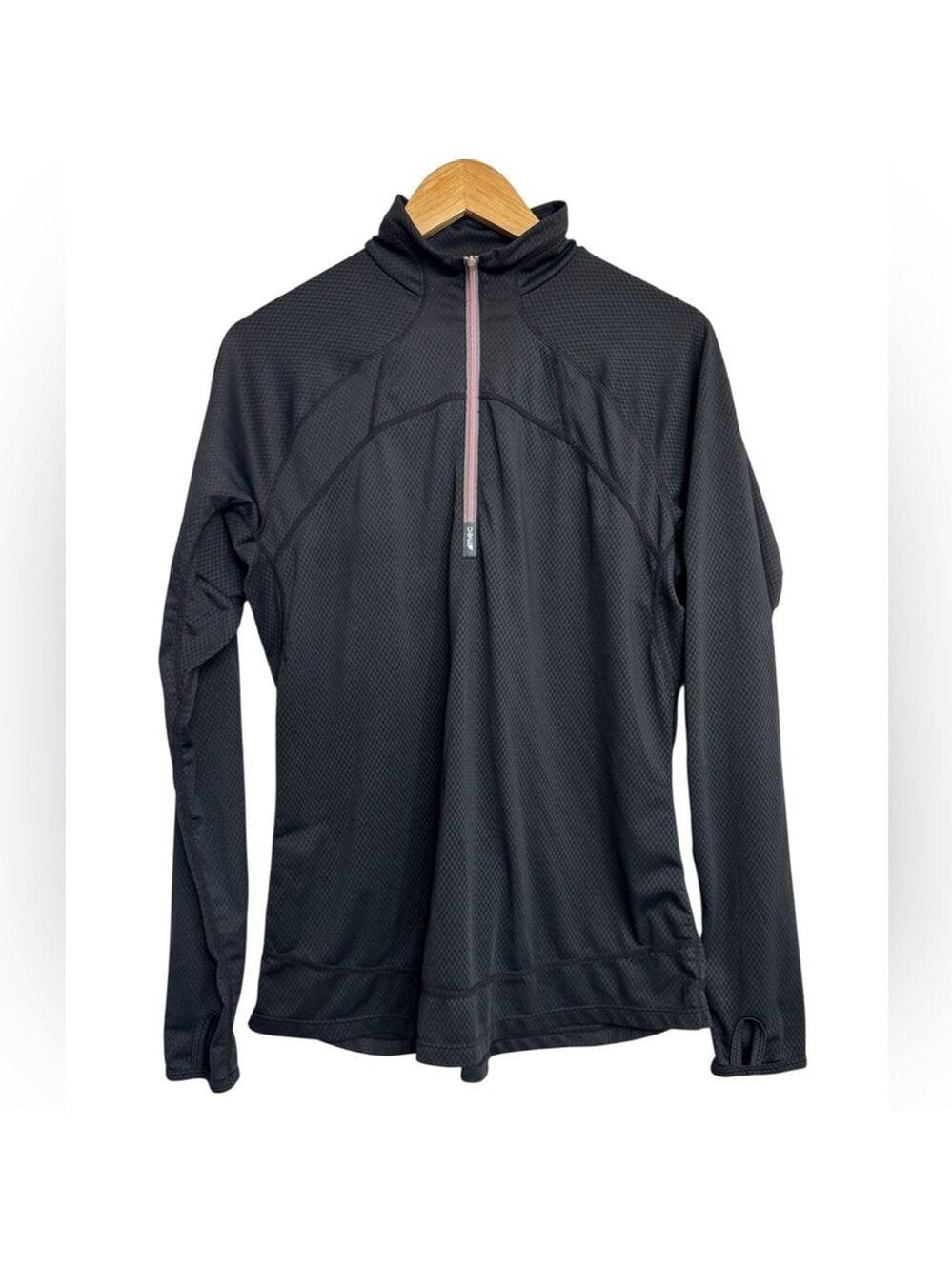 MEC Black Quarter Zip Performance Pullover Athleisure XL